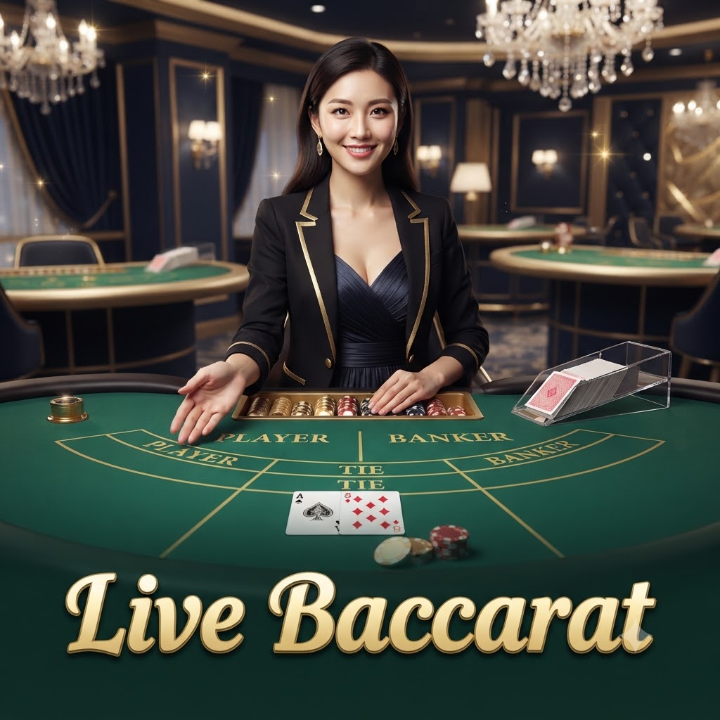Live Baccarat live casino game